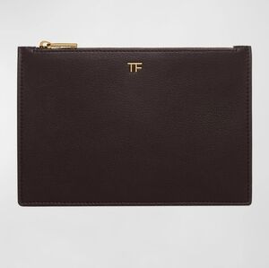 New Tom Ford Faux Leather Flat Clutch/Cosmetic Bag GWP